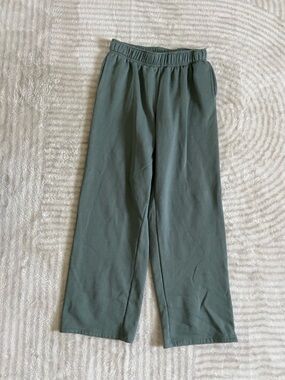 Athletic Works Olive Green Kids Jogger Pants